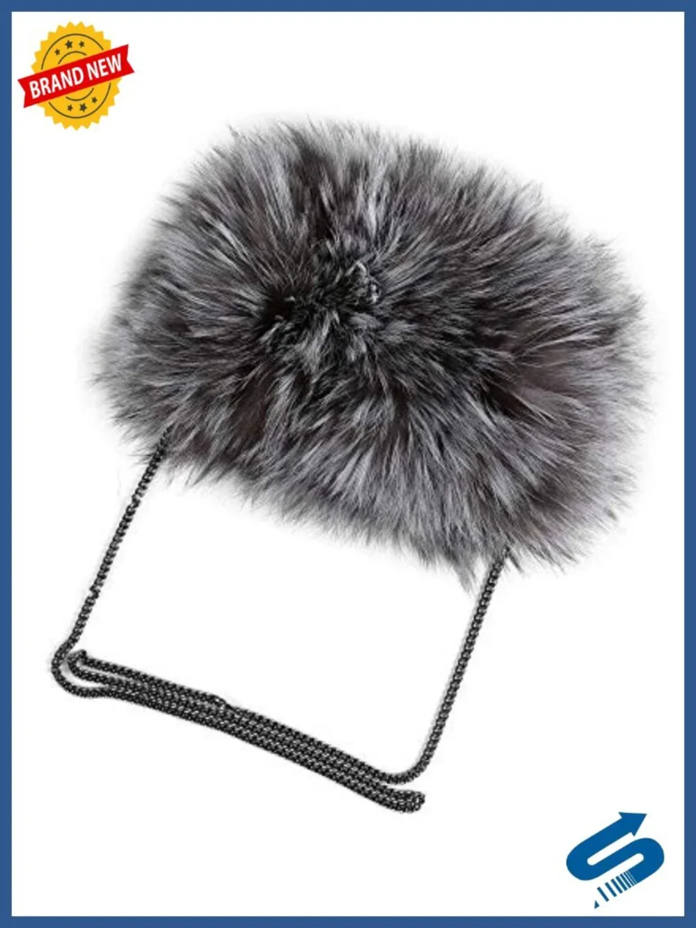 Furry Crossbody Bag Small Sling Shoulder Bag Plush Cute Handbag